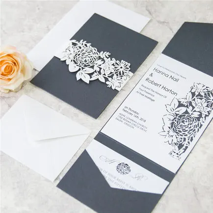 Laser-Cut Invitation Design 115
