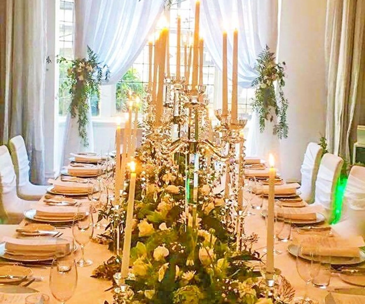 Table centrepieces detail