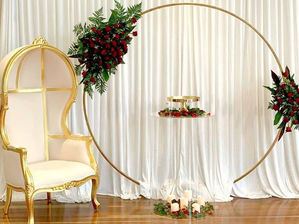 Circle arch backdrop