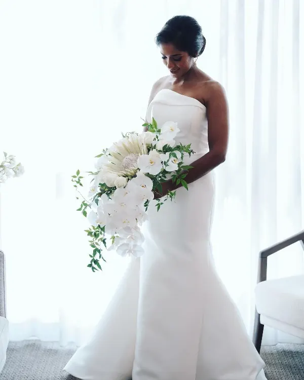 Orchid Bouquet for King Protea Bridal bouquet