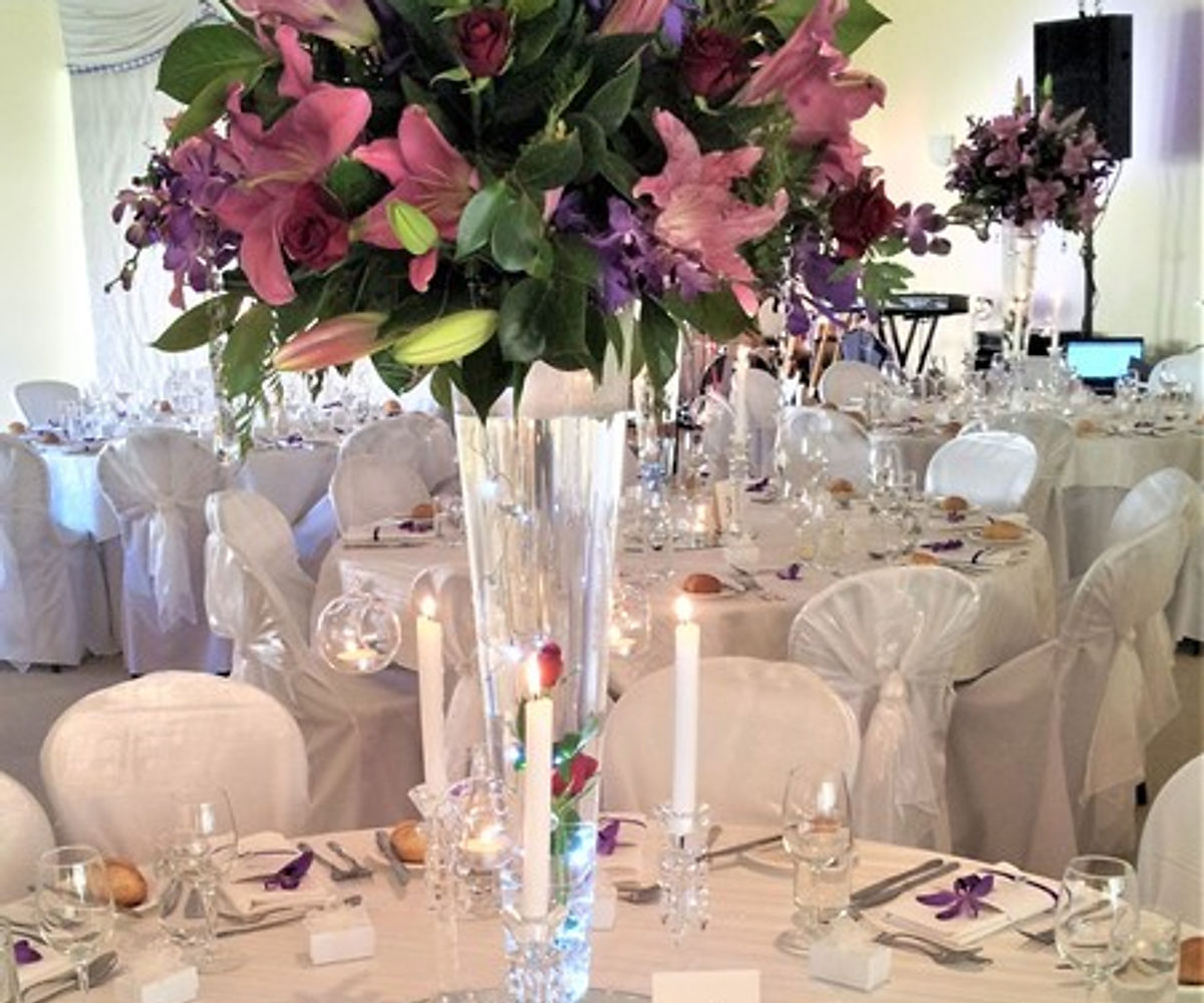 Table centrepieces detail