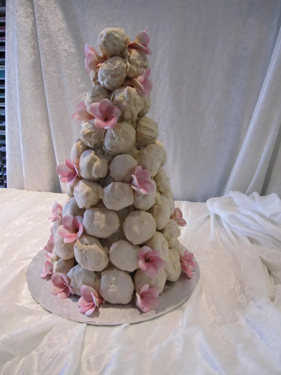 Profiterole Cake for Croquembouche