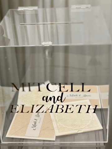 Clear Personalised Wishing Well for clear wishing well