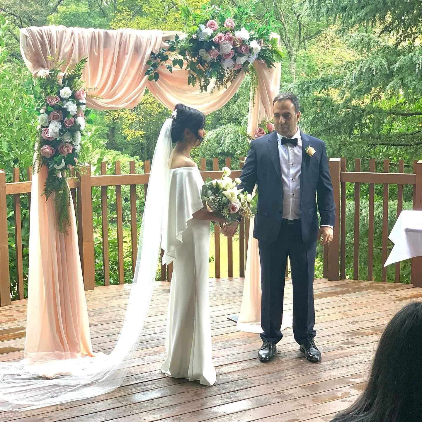 Square Ceremony Arch for Draped arch