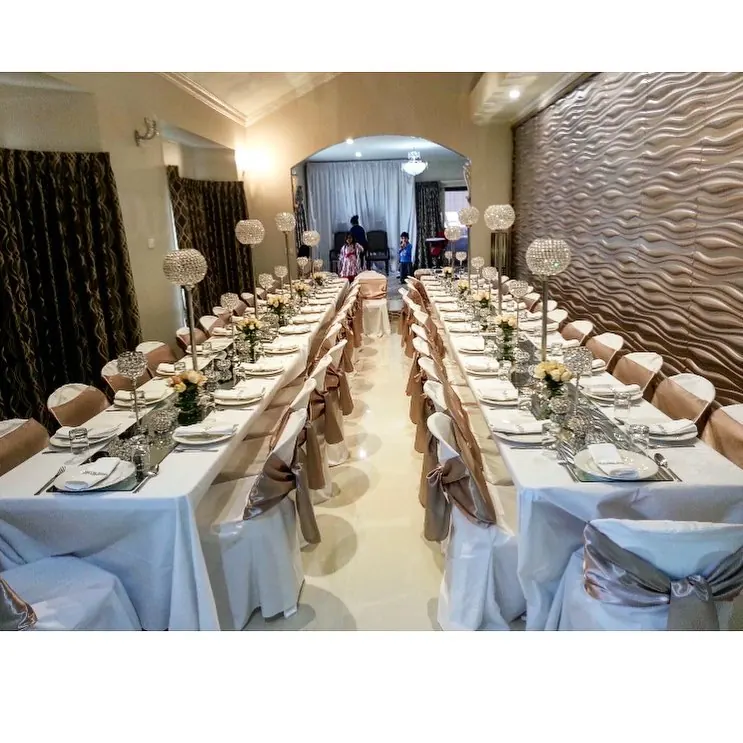 Elegant Lunch Set Up for Corporate new year celebration lunch