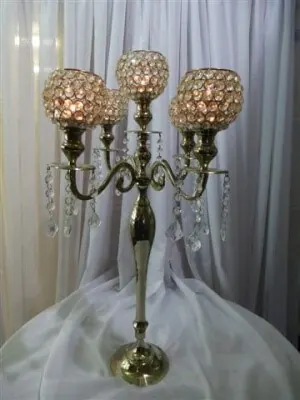 Silver / Crystal Candelabra for Silver / Crystal Candelabra