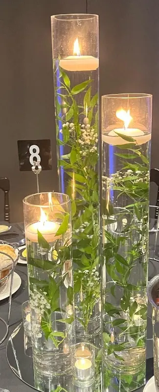 Cylinder Candle Holders for cylinder vases