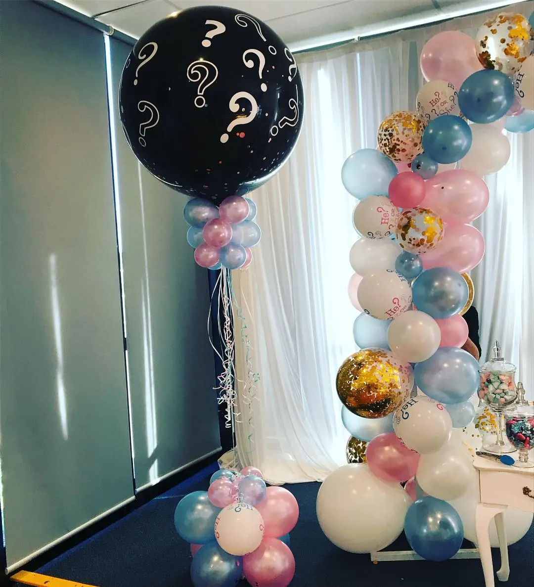 Balloon Reveal for baby reveal party