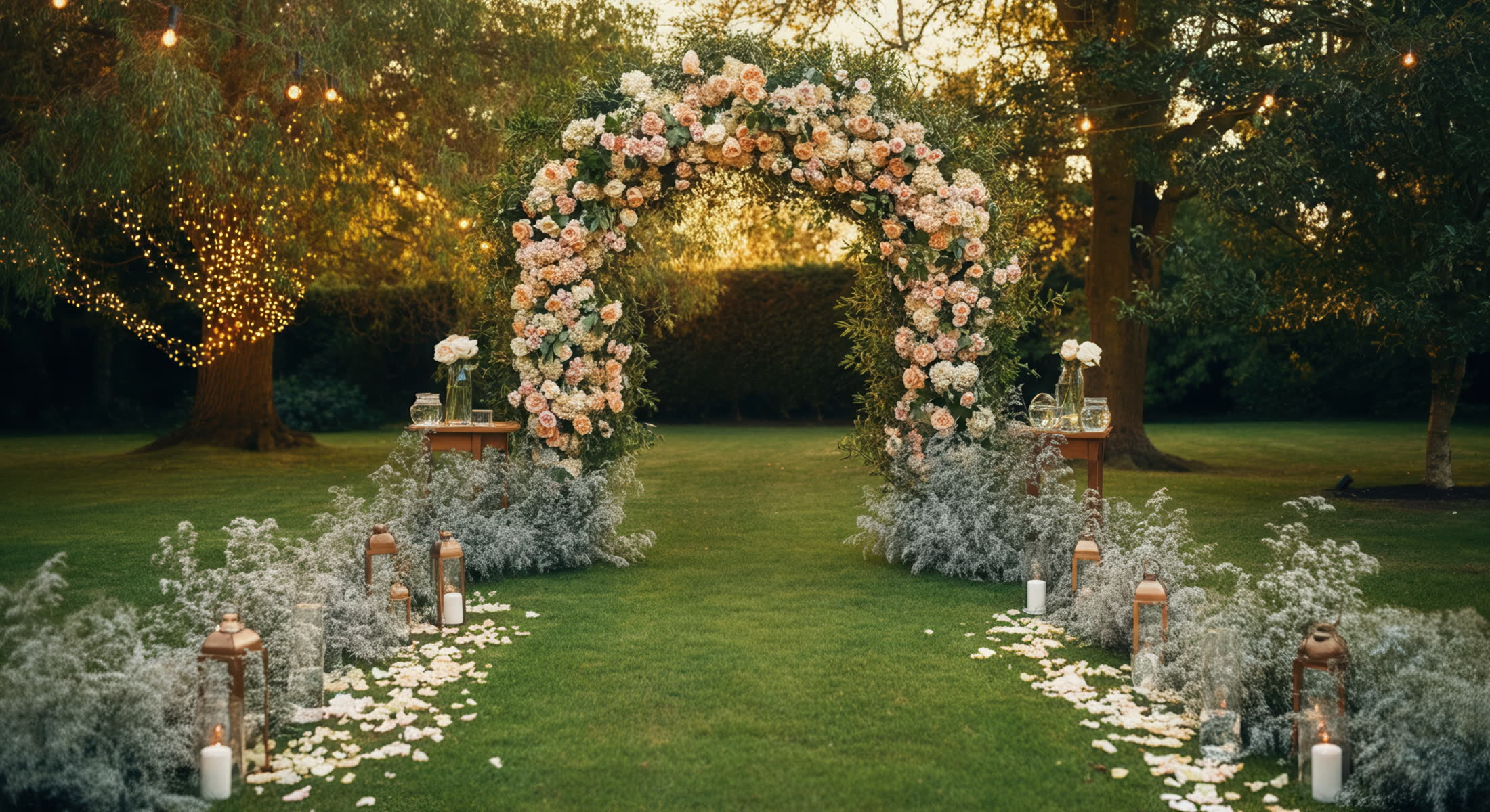 Wedding Arches and Ceremony Arbours: Choosing the Right Frame
