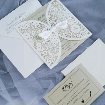 Laser-Cut Invitation Design 072