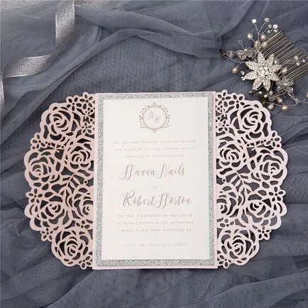 Laser-Cut Invitation Design 030