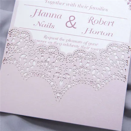 Laser-Cut Invitation Design 025