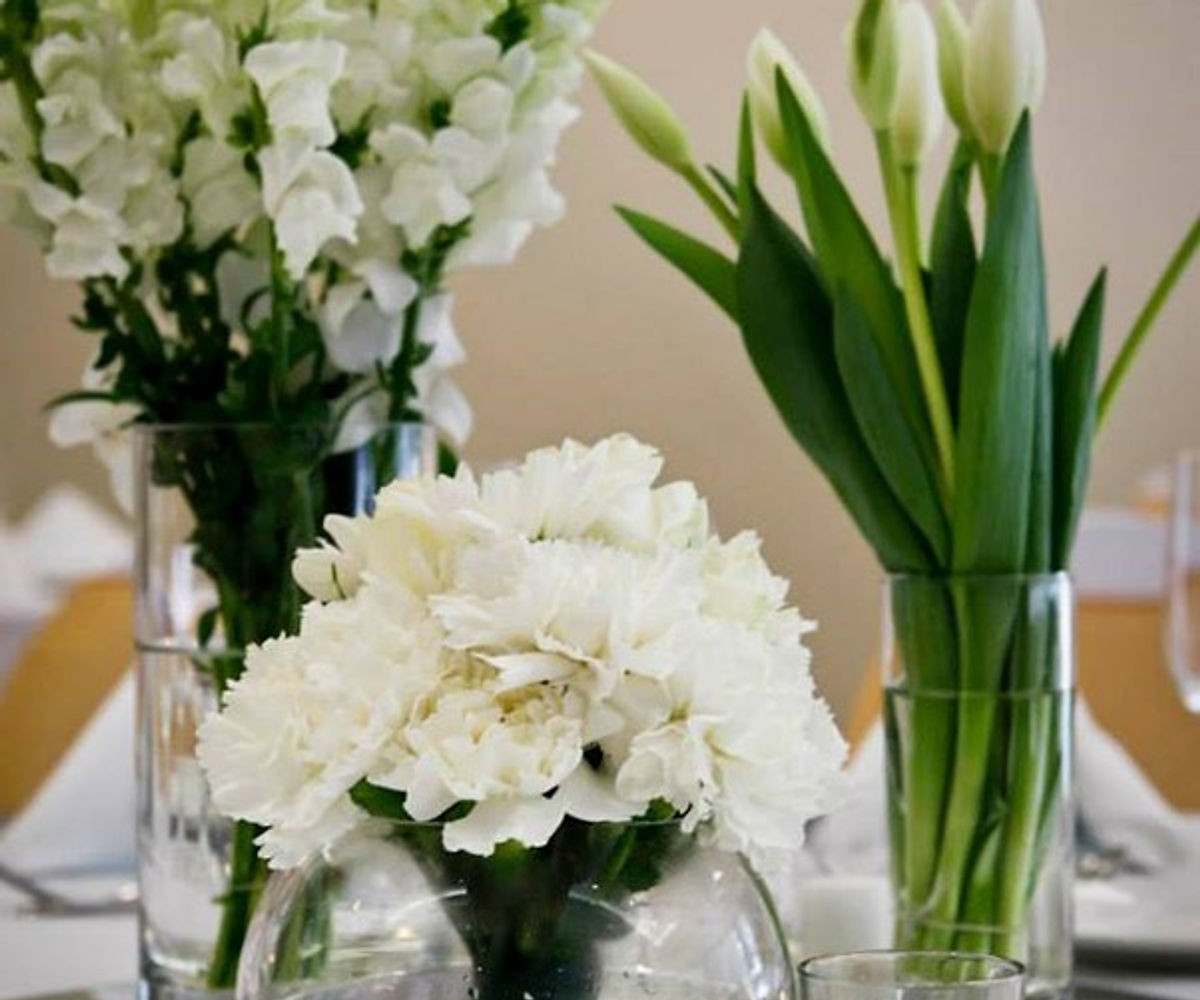 Table centrepieces detail