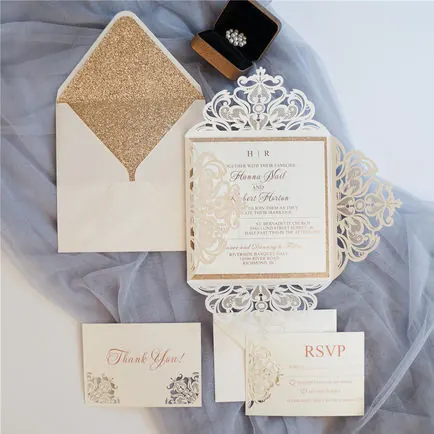 Laser-Cut Invitation Design 061
