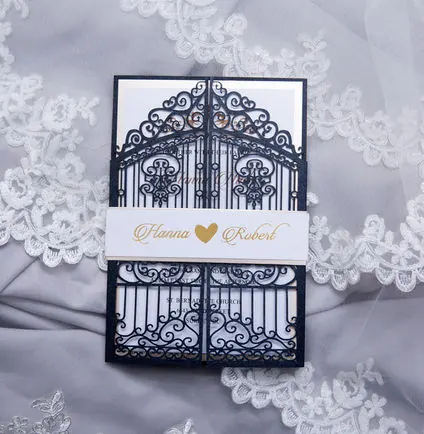 Laser-Cut Invitation Design 018