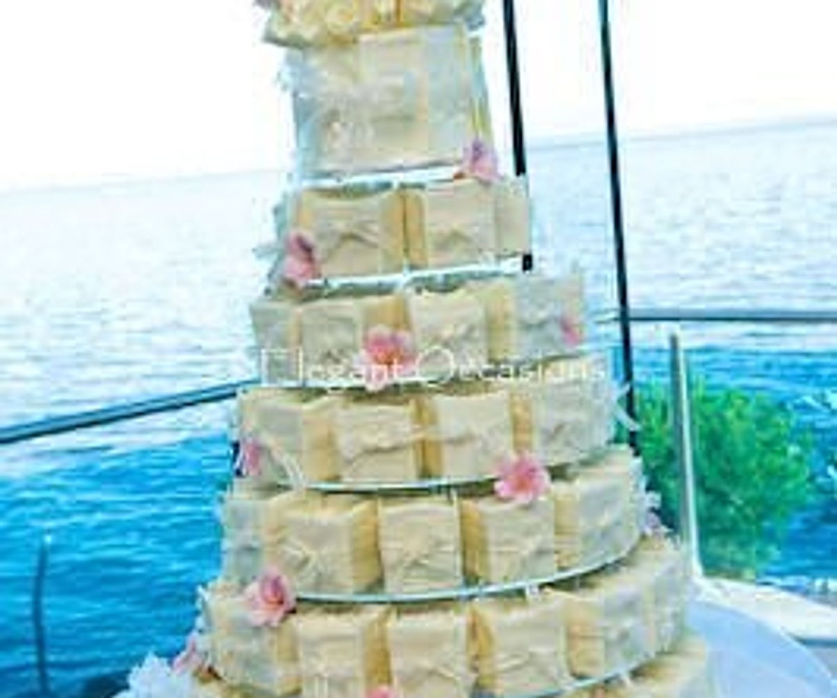 chocolate panels individual cakes