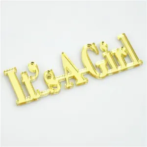 Baby Shower Motif for "IT'S A GIRL" DESIGN EMBELLISHMENT