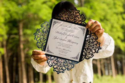 Laser-Cut Invitation Design 059