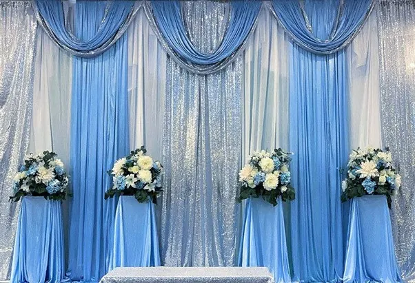 blue and silver sequins for blue and silver sequins
