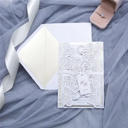 Laser-Cut Invitation Design 058