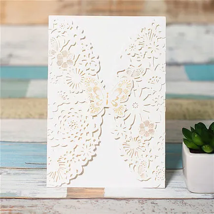 Laser-Cut Invitation Design 045
