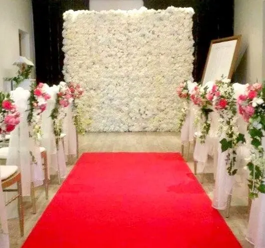 Cream Flower Wall for Flower wall