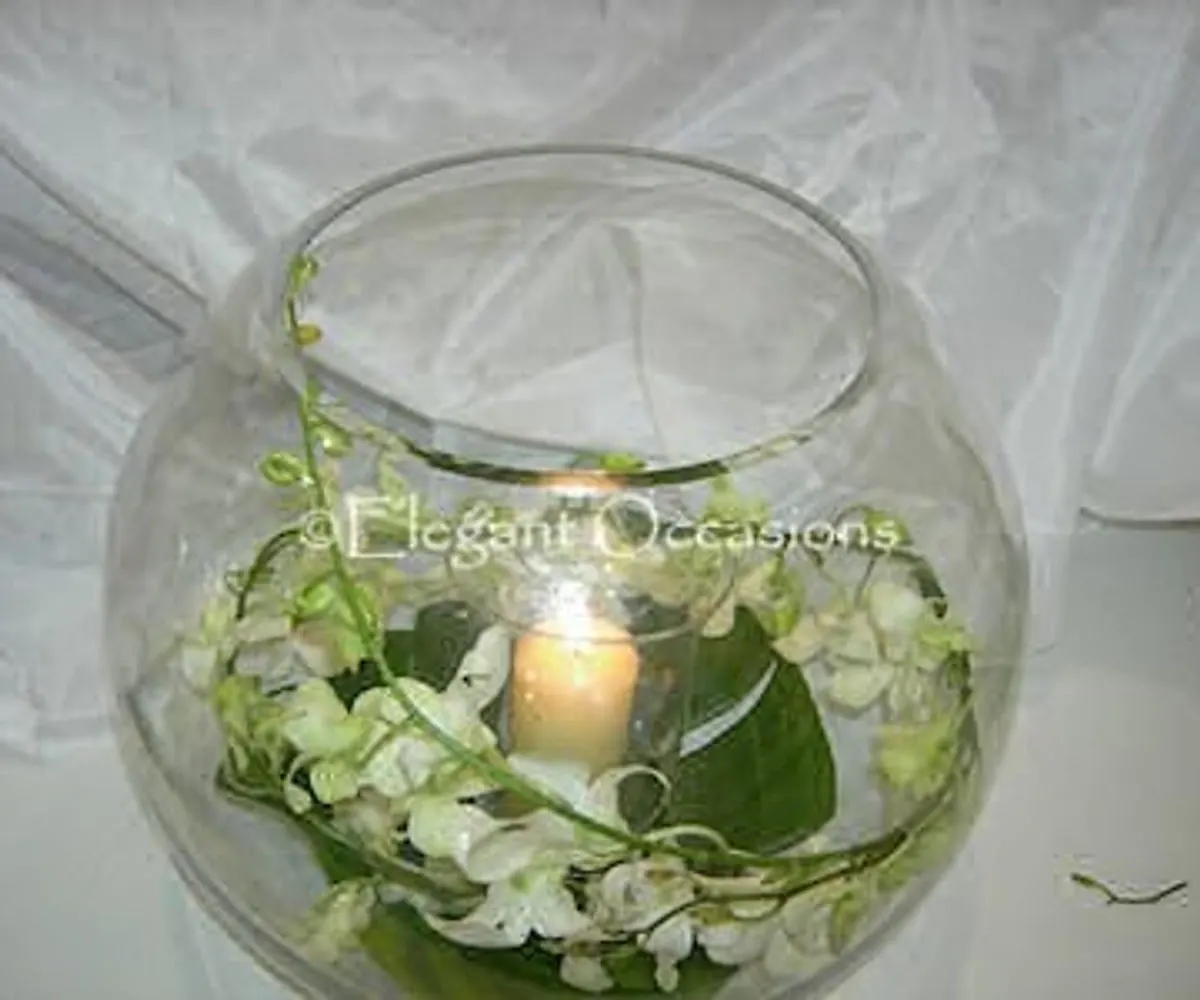 Fishbowl and candles