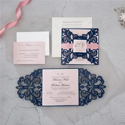 Laser-Cut Invitation Design 041