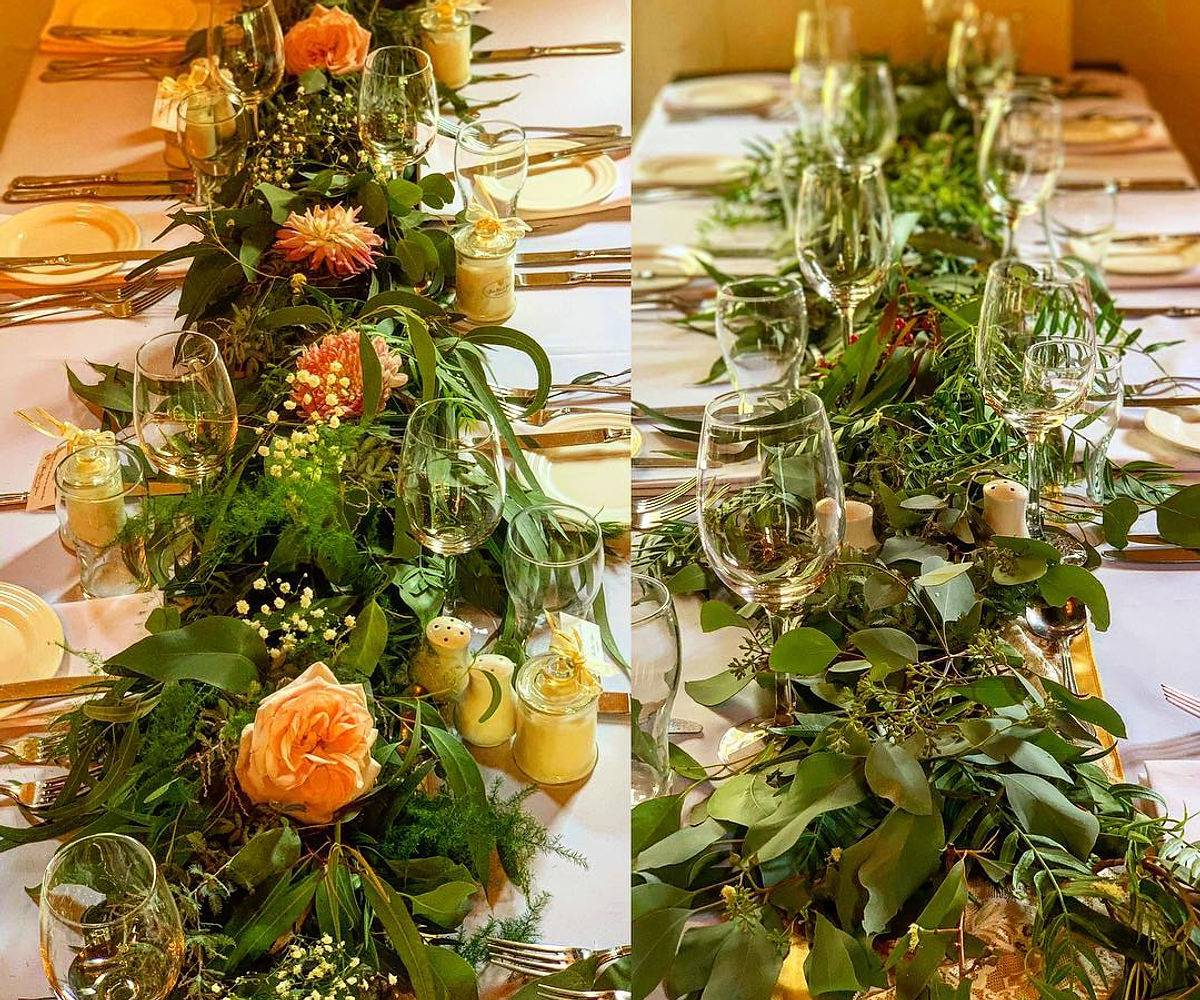 Table centrepieces detail