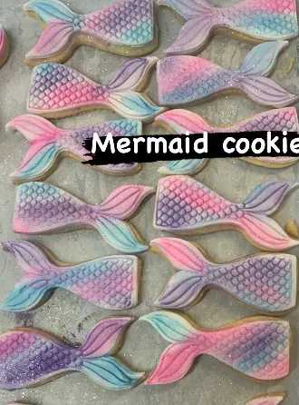 Mermaid Theme Cookies for Mermaid cookies