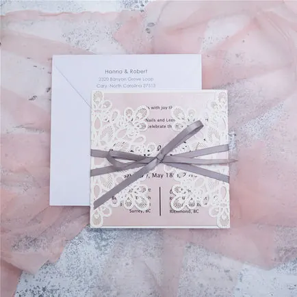 Laser-Cut Invitation Design 067