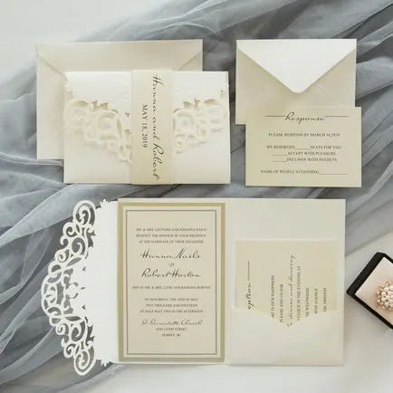 Laser-Cut Invitation Design 094
