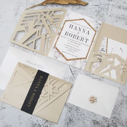 Laser-Cut Invitation Design 091