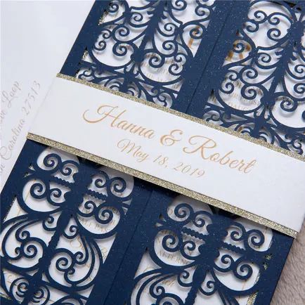 Laser-Cut Invitation Design 049