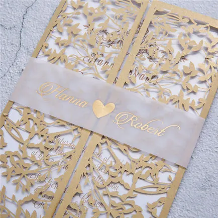 Laser-Cut Invitation Design 020