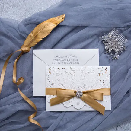 Laser-Cut Invitation Design 066