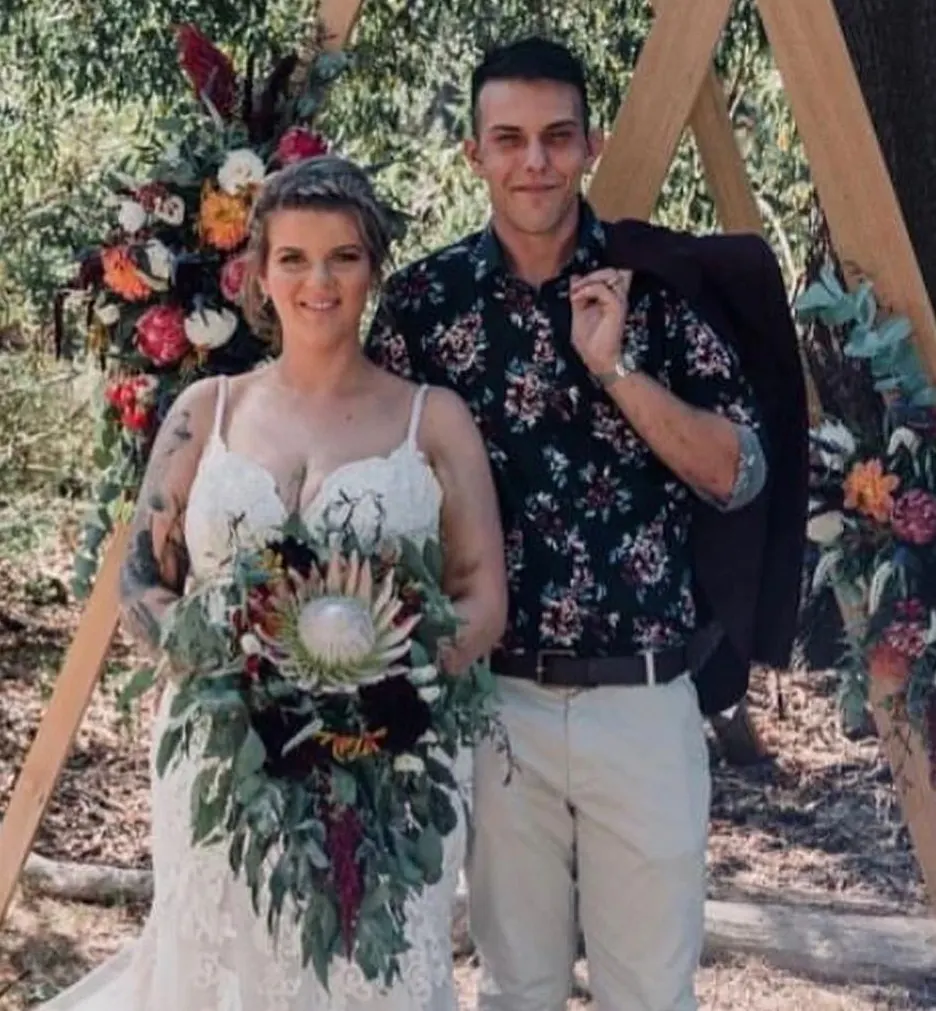 Native Flower Bridal Bouquets for Proteas and roses