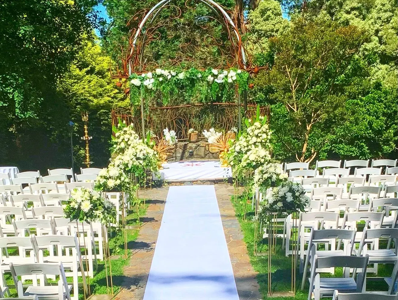 Garden Aisle for aisle decor