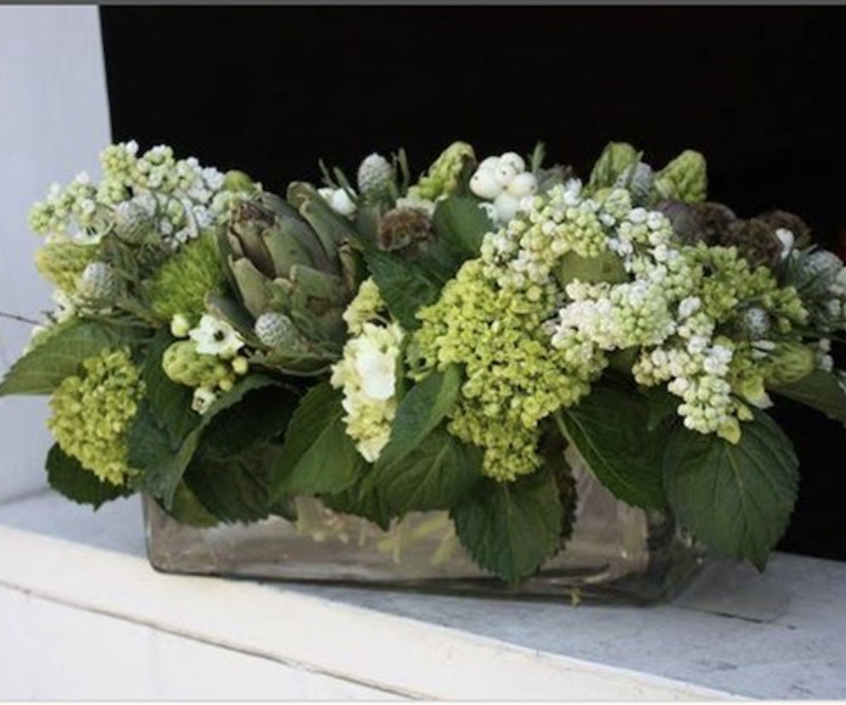 Table centrepieces detail