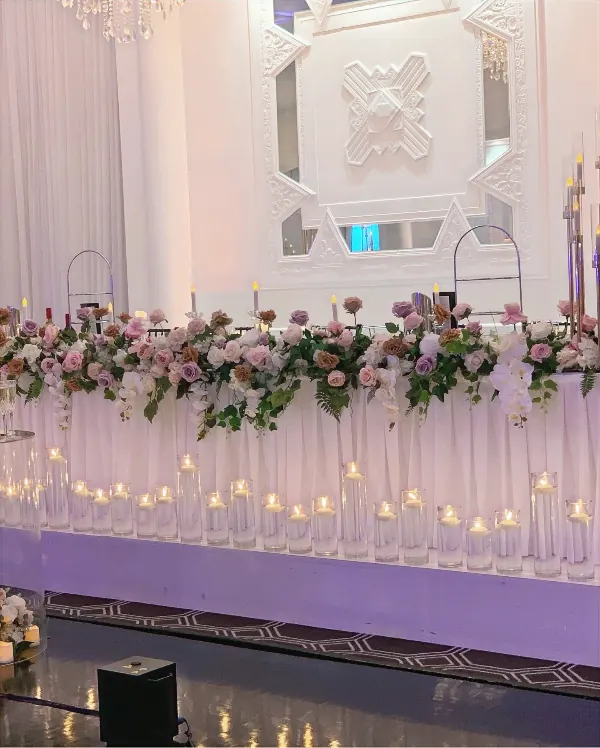 Wedding Table for Bridal table flowers
