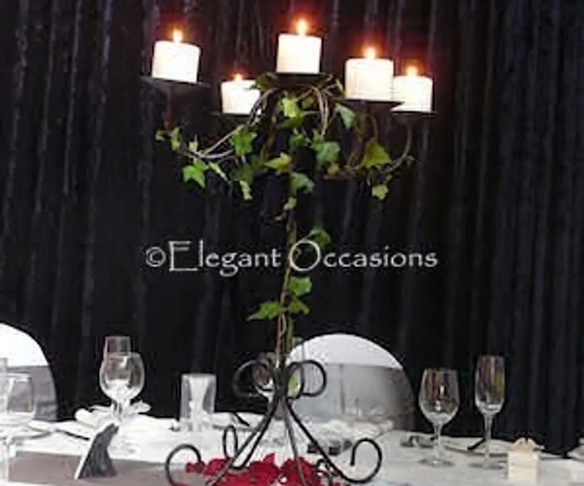 Black candelabra