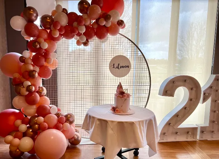 Girl's 21st Birthday for 21 birthday balloons