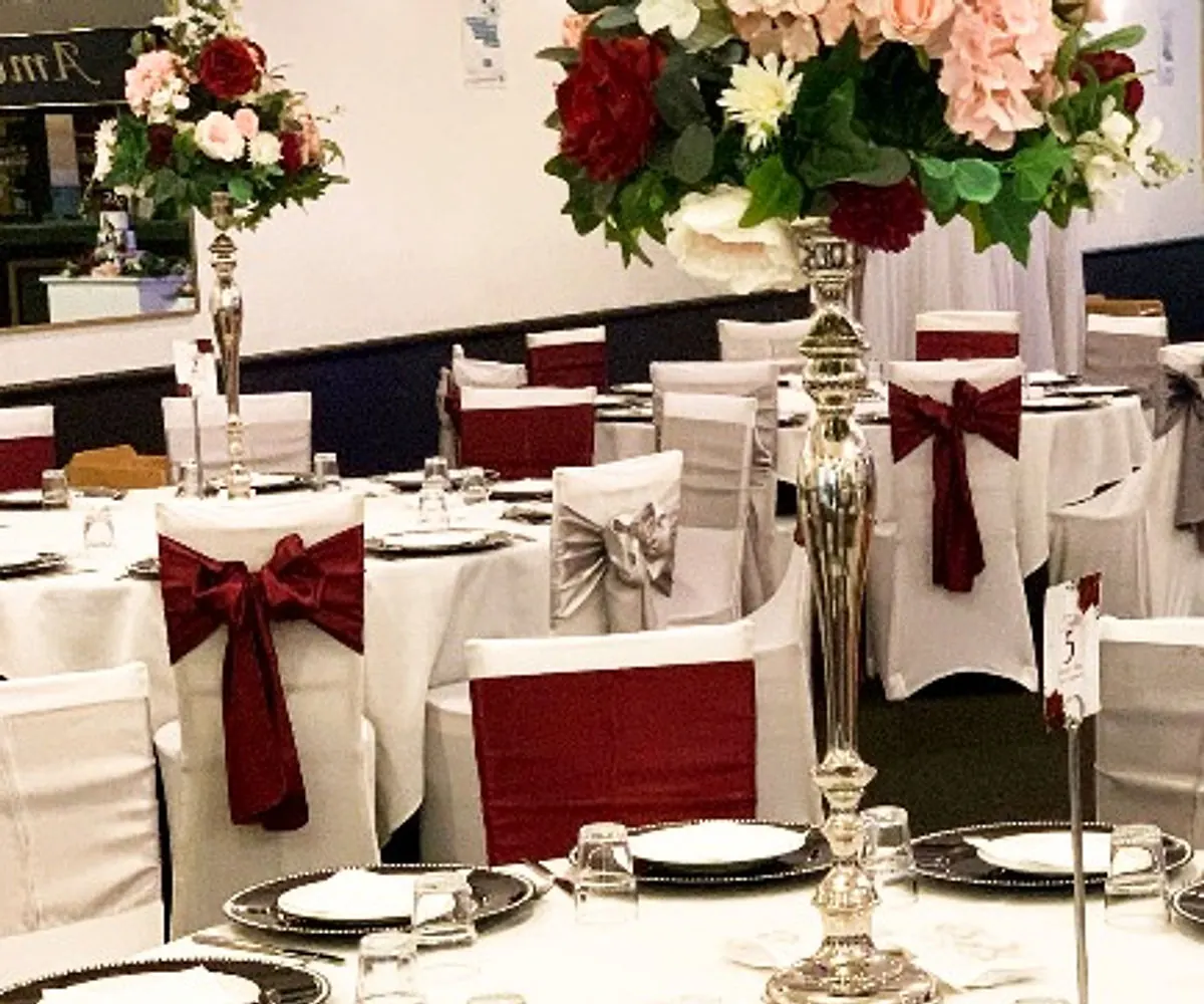 silk flower centrepiece