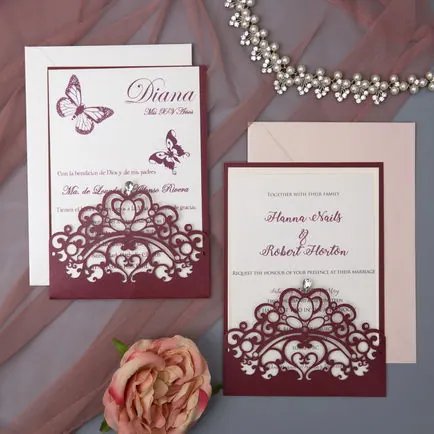 Laser-Cut Invitation Design 002