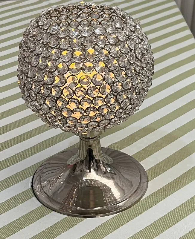 Candle Holder Crystal for crystal bauble stand