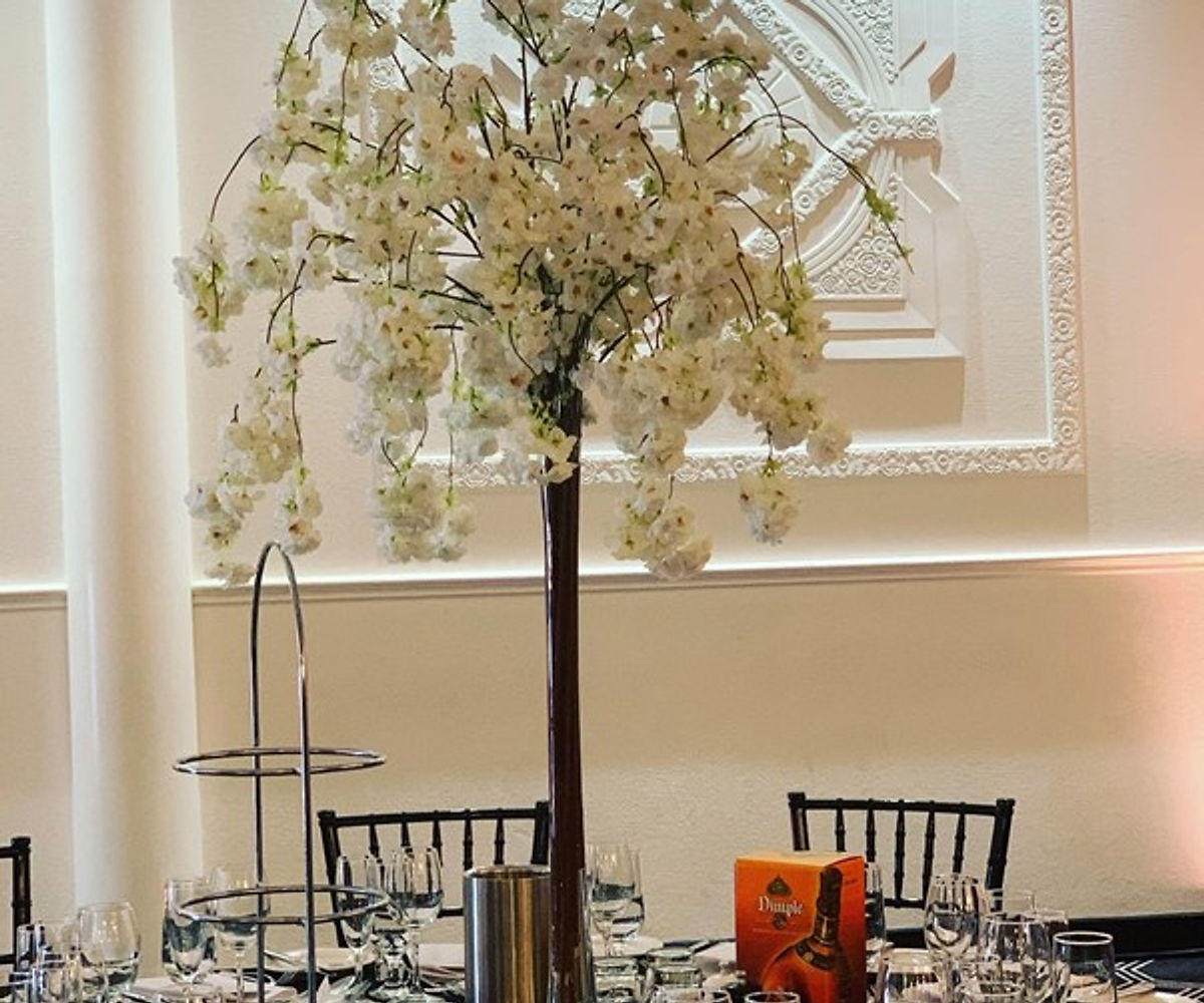 Table centrepieces detail