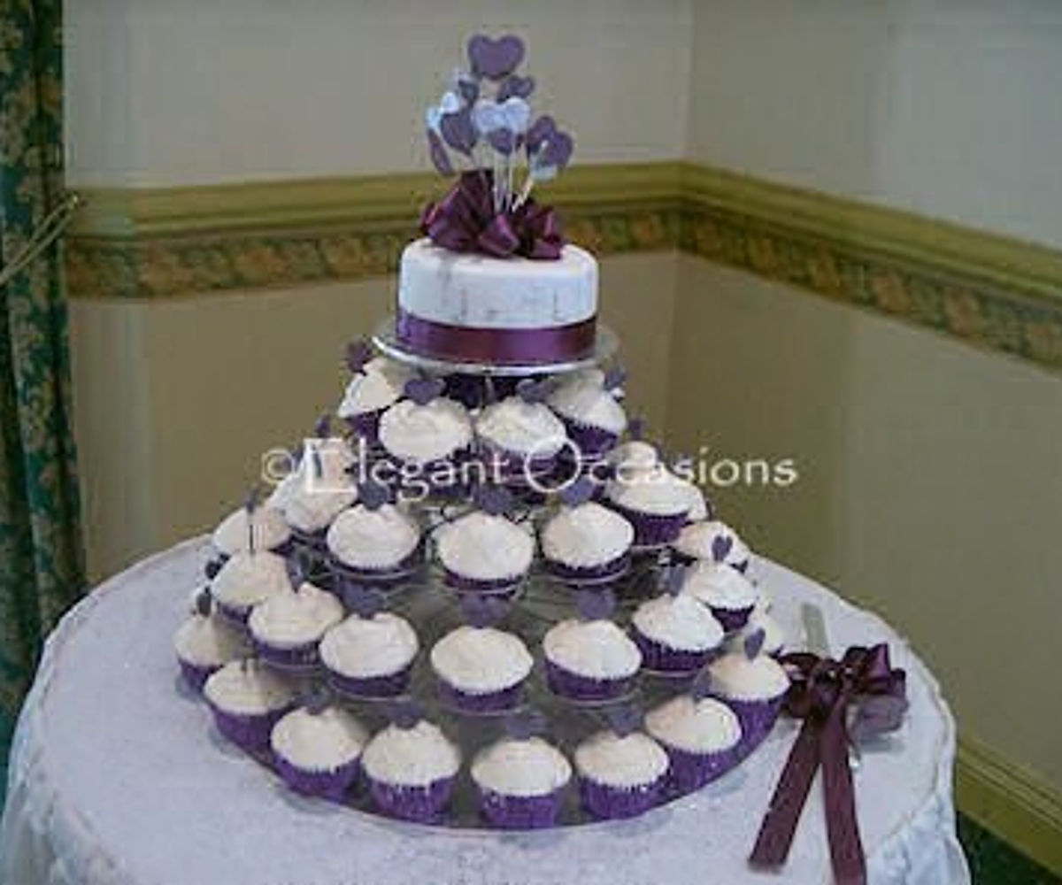 cupcake wedding cake