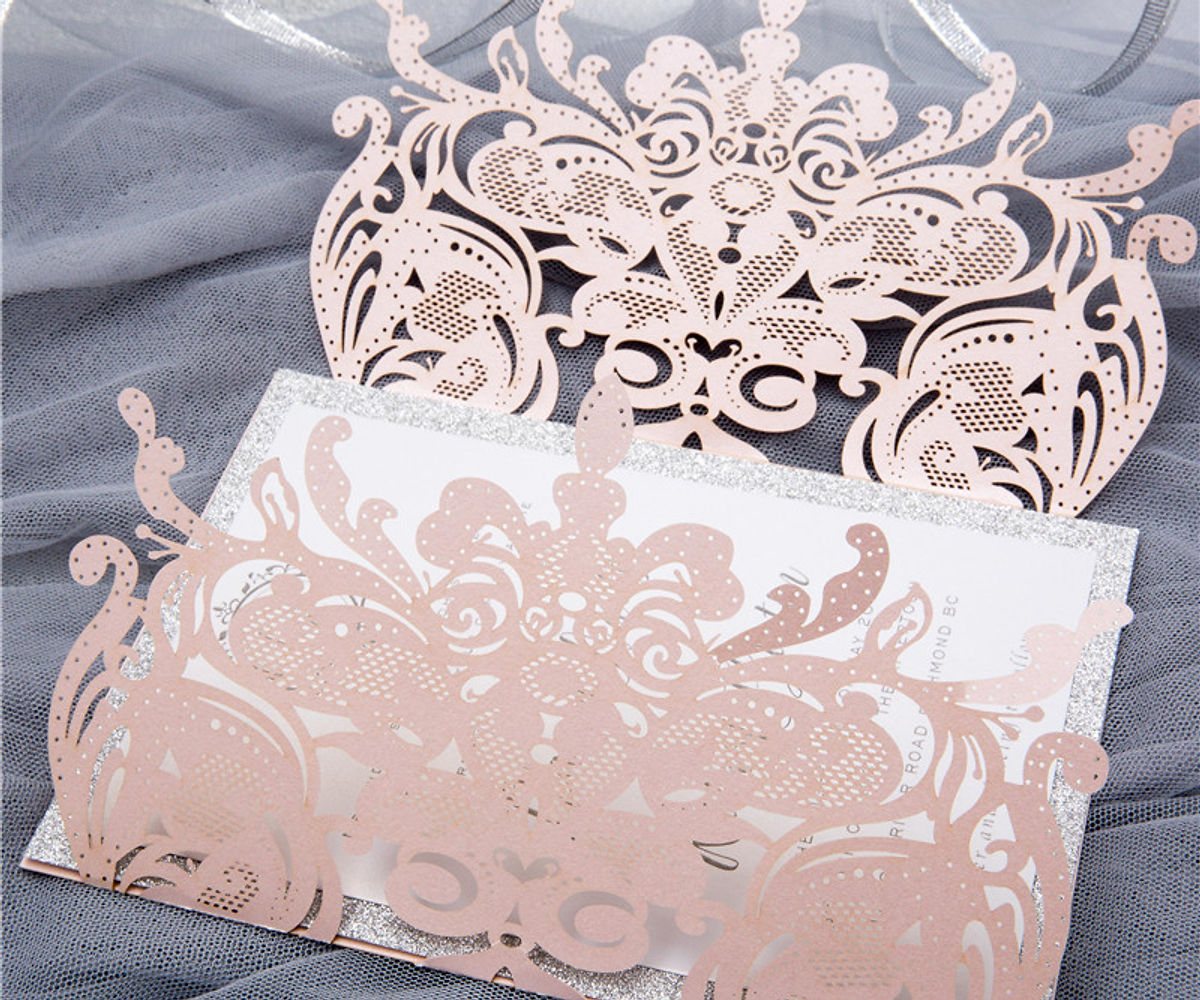 Opening laser cut cards