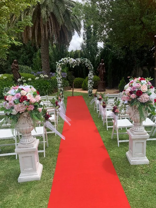 Silk Flower Arch. Garden Wedding for Garden Wedding