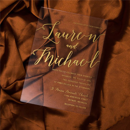 Acrylic invitation design 03